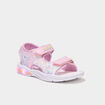 Sandales semelles lumineuses Stitch bleu fille