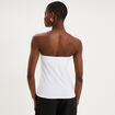 Bustier ajust&eacute; coton majoritaire blanc femme