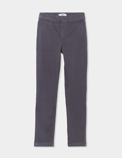 Tregging taille standard gris foncé fille