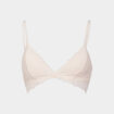 Soutien-gorge triangle paddé ivoire femme