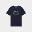 T-shirt manches courtes coton Creeks bleu foncé homme