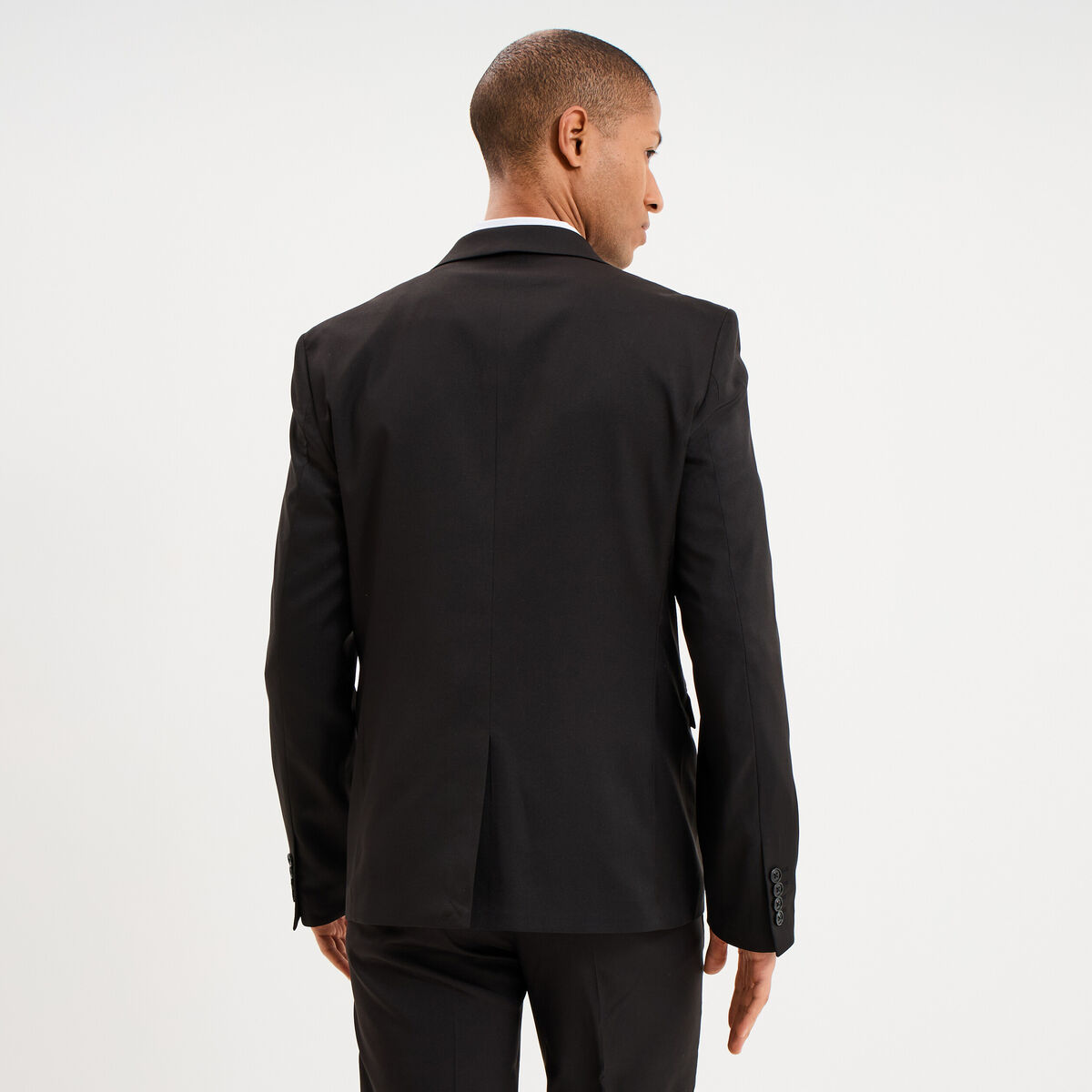 Veste blazer costume manches longues noir homme