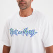 T-shirt manches courtes Rick et Morty blanc homme