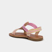 Sandales rose fille