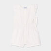 Combishort coton broderie anglaise blanc bébé fille