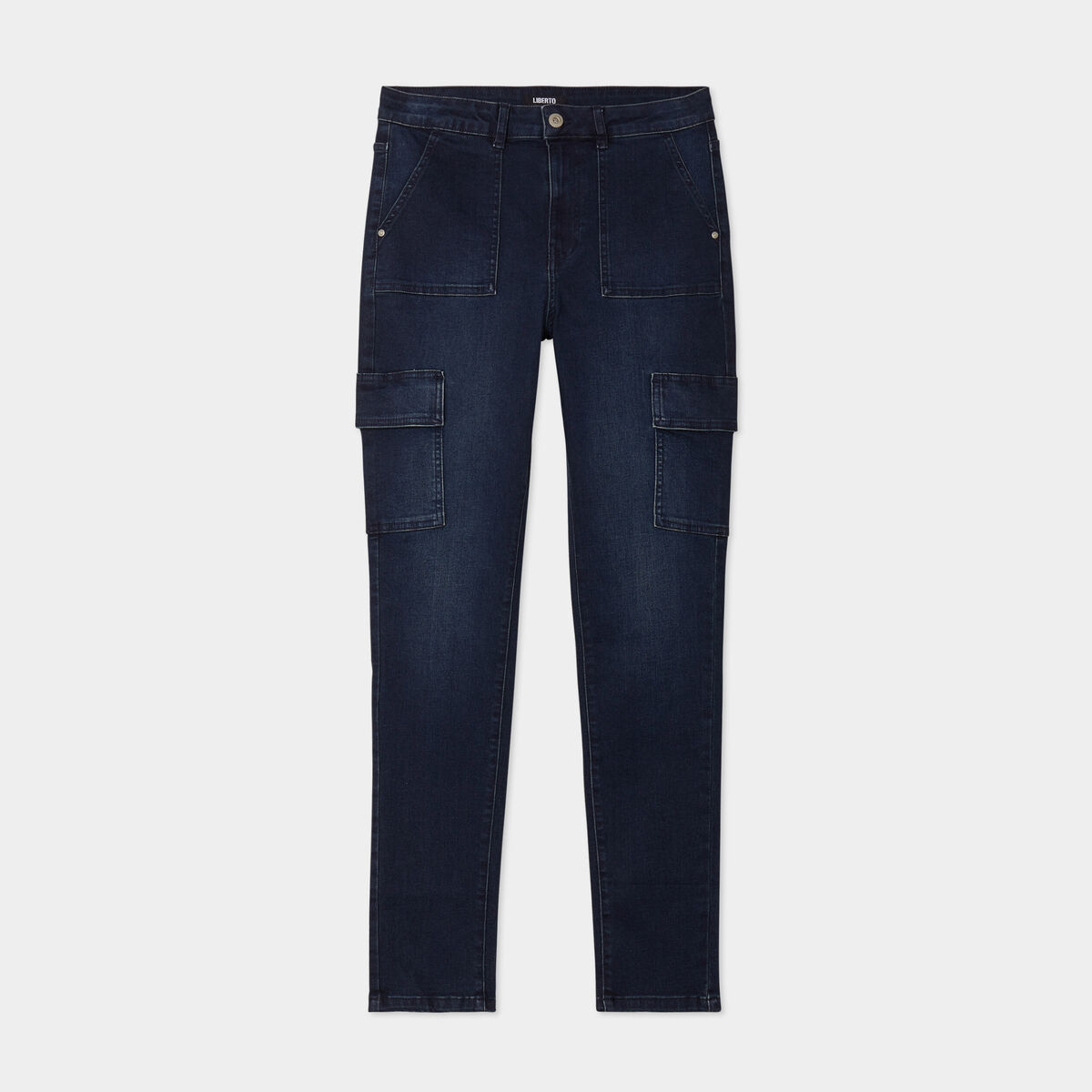 Jeans skinny battle Liberto denim blue black femme