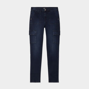 Jeans skinny battle Liberto denim blue black femme