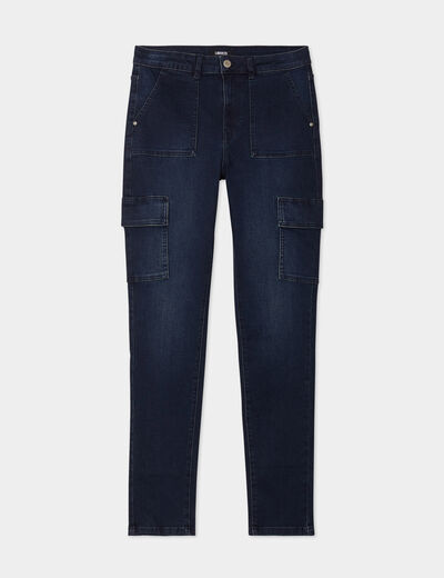 Jeans skinny battle Liberto denim blue black femme