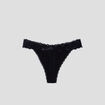 Lot 3 strings en coton gris femme