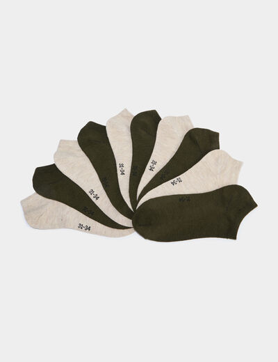 Lot 10 paires de chaussettes beige gar&ccedil;on