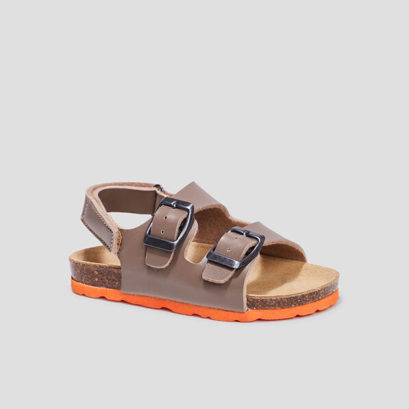 mules avec boucles pery taupe garcon Mules avec boucles Pery taupe garçon