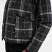Veste matelass&eacute;e poches plaqu&eacute;es noir femme