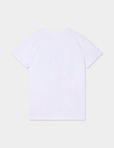 T-shirt manches courtes Pat Patrouille blanc garçon