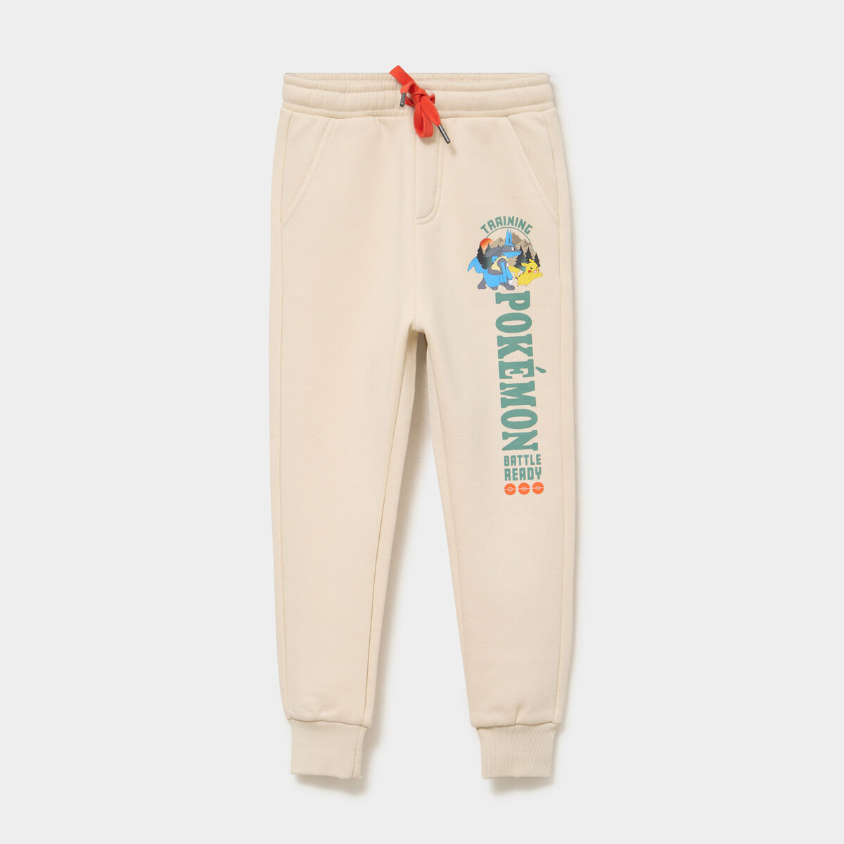 Pantalon de jogging droit Pok&eacute;mon ivoire gar&ccedil;on