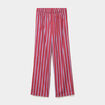 Pantalon de pyjama droit coton mauve femme