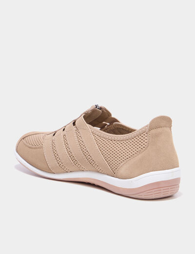 Derbies pied large sable femme