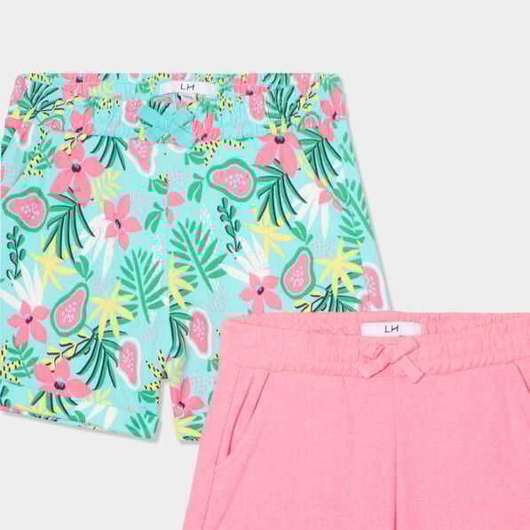lot 2 shorts bleu clair fille Lot 2 shorts bleu clair fille