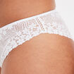 Shorty en dentelle blanc femme