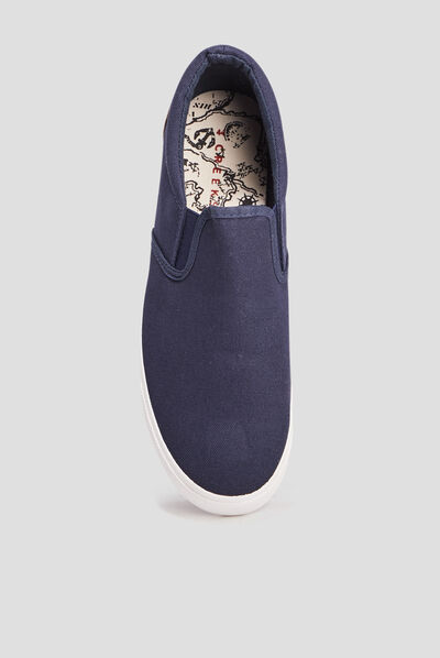 Tennis en toile Creeks bleu marine homme