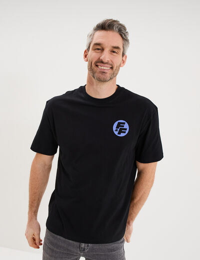 T-shirt coton Fast and Furious noir homme