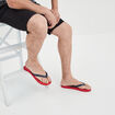 Tongs rouge homme