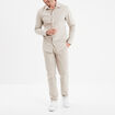 Pantalon chino droit stretch sable homme