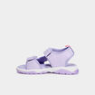 Sandales semelle lumineuse Reine neiges violet fille