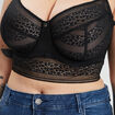 Soutien-gorge emboîtant noir femme grande taille