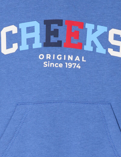 Sweat à capuche hoodie Creeks bleu foncé bébé garçon