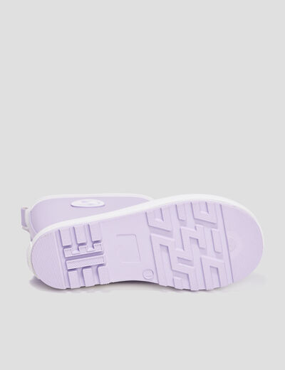 Bottes de pluie Trappeur parme fille