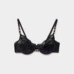 Soutien-gorge emboîtant dentelle noir femme