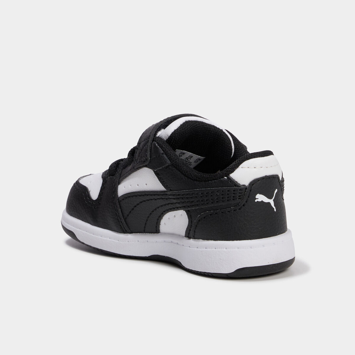 Baskets &agrave; scratchs Puma Rebound Slam noir b&eacute;b&eacute; gar&ccedil;on