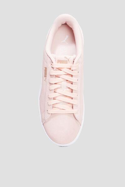 Tennis à lacets Puma Vicky rose femme
