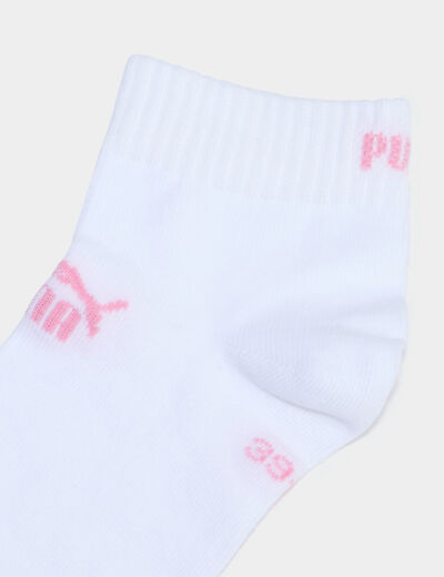 Lot 3 paires socquettes Puma blanc femme