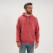 Sweat molleton &agrave; capuche hoodie vieux rose homme
