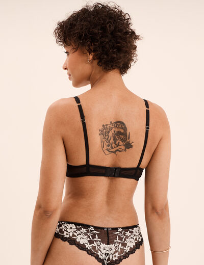 Soutien-gorge maxi push-up noir femme