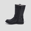 Bottes avec boucles noir fille