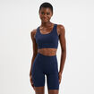 Brassi&egrave;re de sport dos nageur bleu marine femme