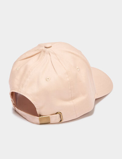 Casquette unie en coton sable garçon