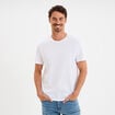 T-shirt en coton manches courtes blanc homme