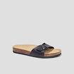 Mules avec boucles noir homme