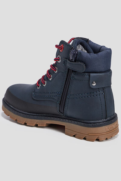 Bottines à lacets Levi's bleu marine garçon
