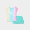 Ensemble pyjama short 2 pièces coton rose fille