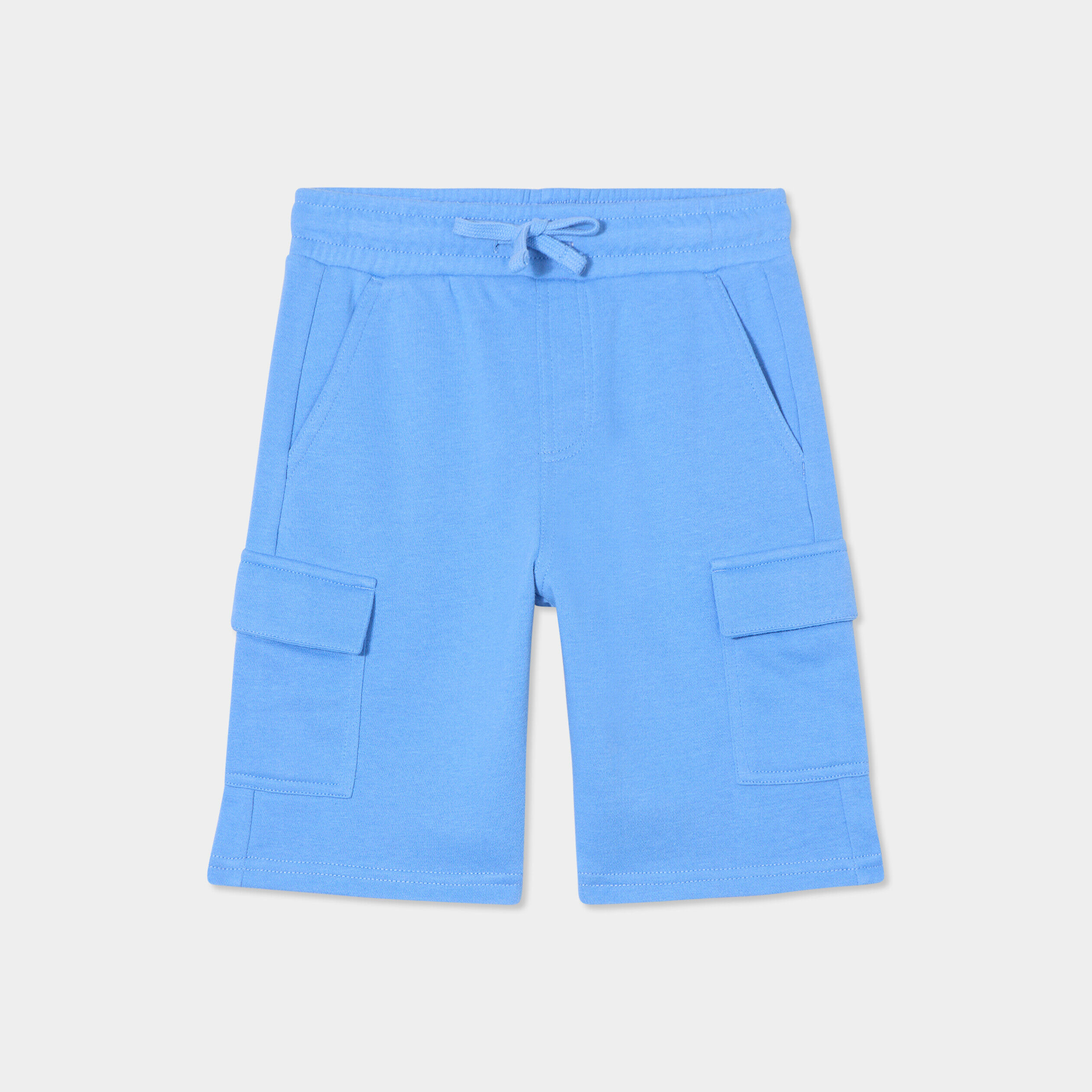Bermuda cargo poches côtés bleu lavande garçon LH