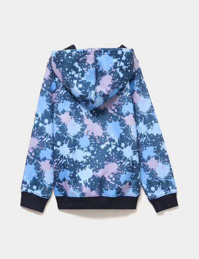 Sweat zipp&eacute; &agrave; capuche Pok&eacute;mon bleu gar&ccedil;on