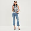 Jeans flare 7/8ème push-up Mosquitos denim triple stone femme