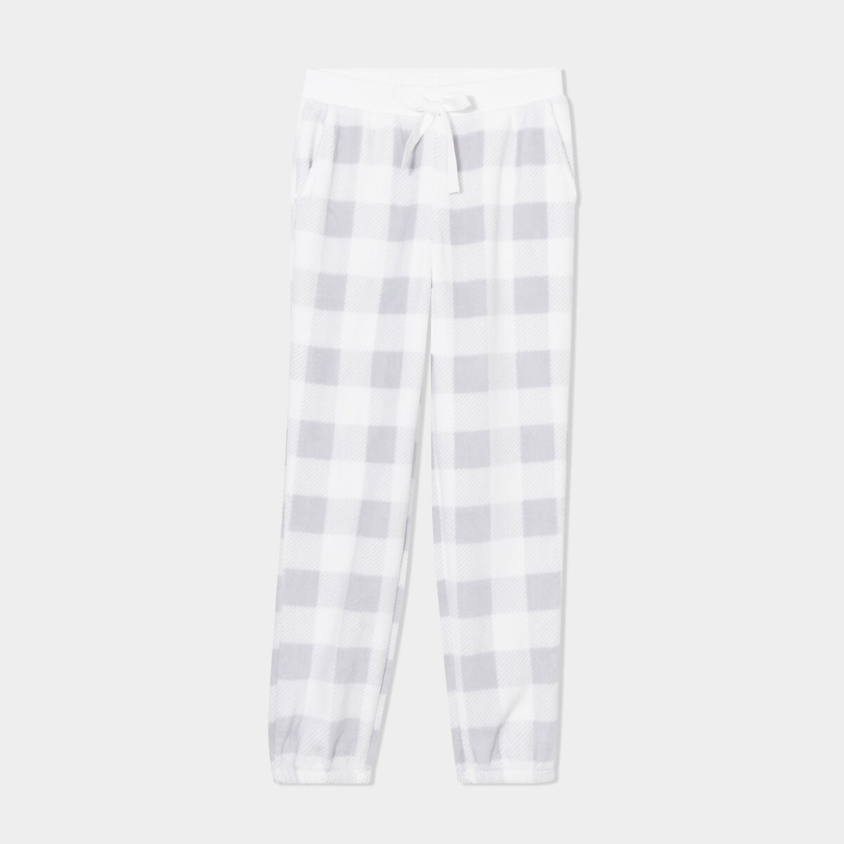 Pantalon de pyjama ecru femme