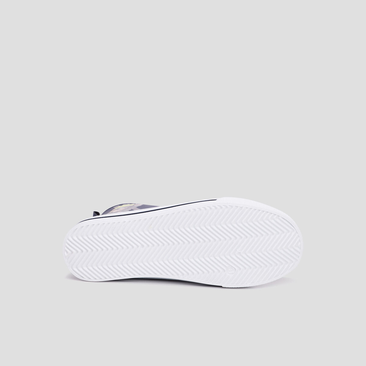 Baskets montantes zippées Naruto bleu marine garçon