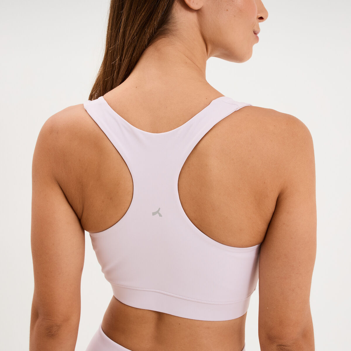 Brassi&egrave;re de sport dos nageur violet clair femme