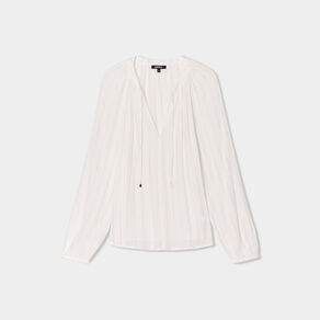 blouse cordons au col liberto blanc femme Blouse cordons au col Liberto blanc femme